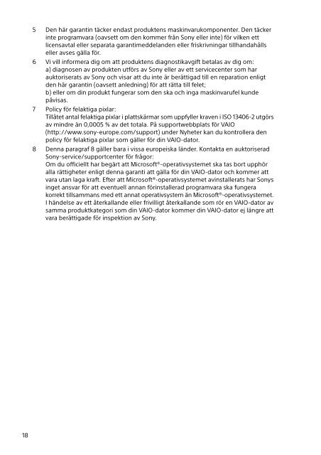 Sony SVJ2021V1E - SVJ2021V1E Documenti garanzia Danese