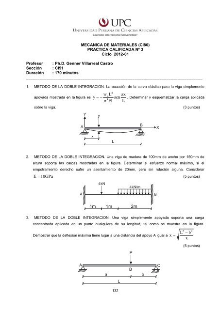 Libro Mecánica de Materiales (Prácticas y Exámenes UPC)