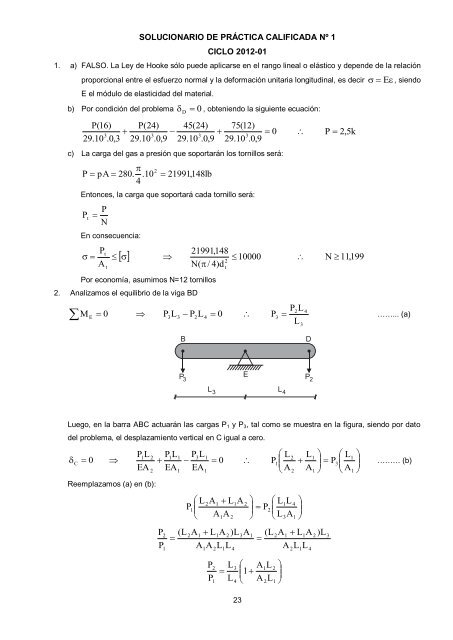 Libro Mecánica de Materiales (Prácticas y Exámenes UPC)