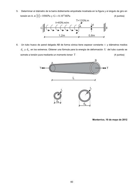 Libro Mecánica de Materiales (Prácticas y Exámenes UPC)