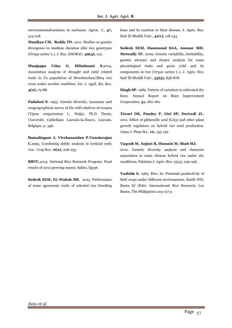 Evaluation of promising lines in rice (Oryza sativa L.) to agronomic and genetic performance under Egyptian conditions