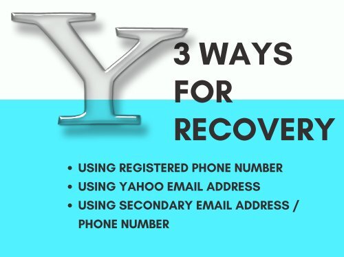 Amazing Step Guide For Yahoo Password Recovery - Updated | You Must See!!@