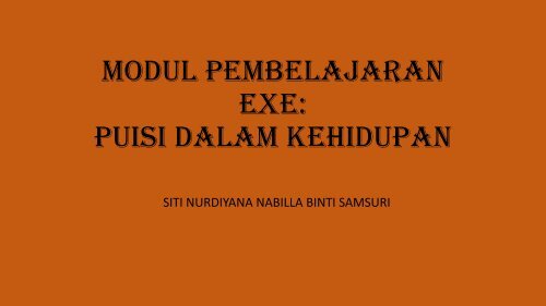 MODUL PEMBELAJARAN EXE