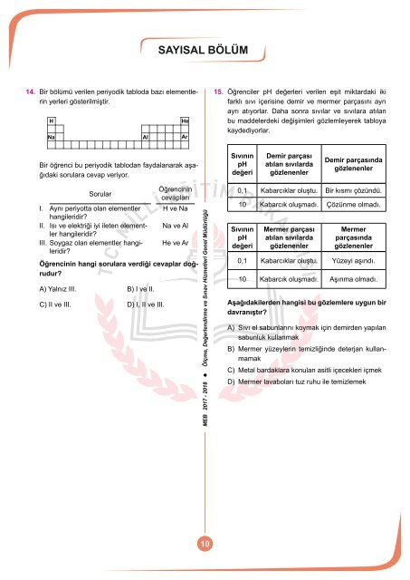 lgs örnek sorular-SAYISAL