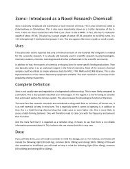 3cmc─ Introduced as a Novel Research Chemical