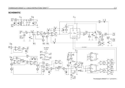 Flanger - Electric Mistress3207_v1.1_Build_Instructions