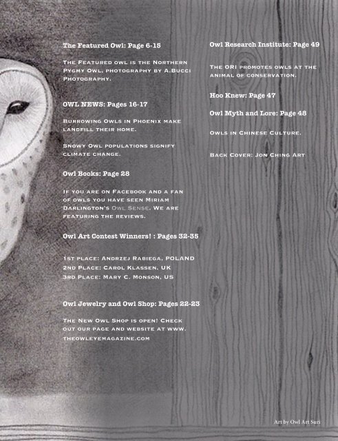 The Owl Eye Magazine Issue 9
