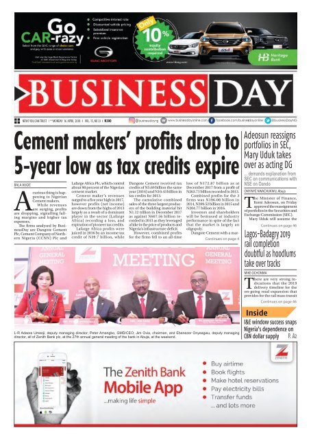 BusinessDay 16 Apr 2018