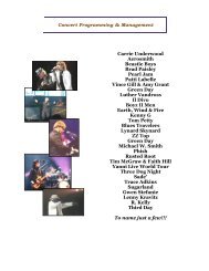 16. RW Concert Listing 2