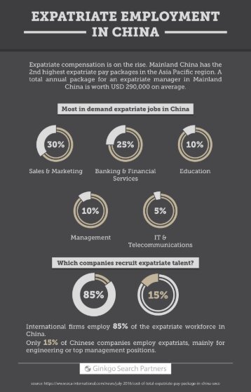 Expatriate Employment in China (Infographic)