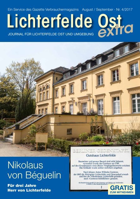 Lichterfelde Ost extra AUG/SEP 2017