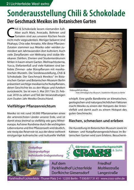 Lichterfelde West extra AUG/SEP 2017