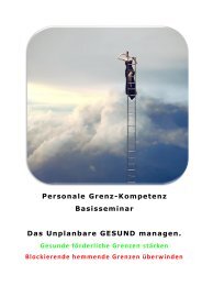 Basisseminar Personale Grenz-Kompetenz 2018_Kurse