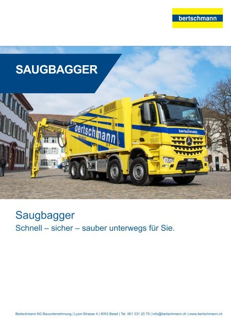 Saugbaggerbroschüre