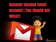 How To Recover The Hacked Gmail Account - 2018 | You Can't Miss!!!