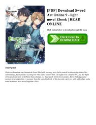 [PDF] Download Sword Art Online 9 - light novel Ebook  READ ONLINE