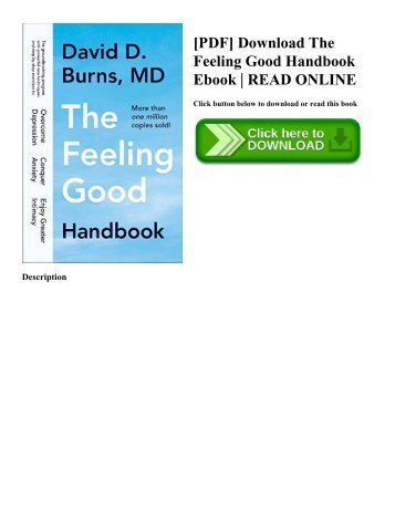 [PDF] Download The Feeling Good Handbook Ebook  READ ONLINE