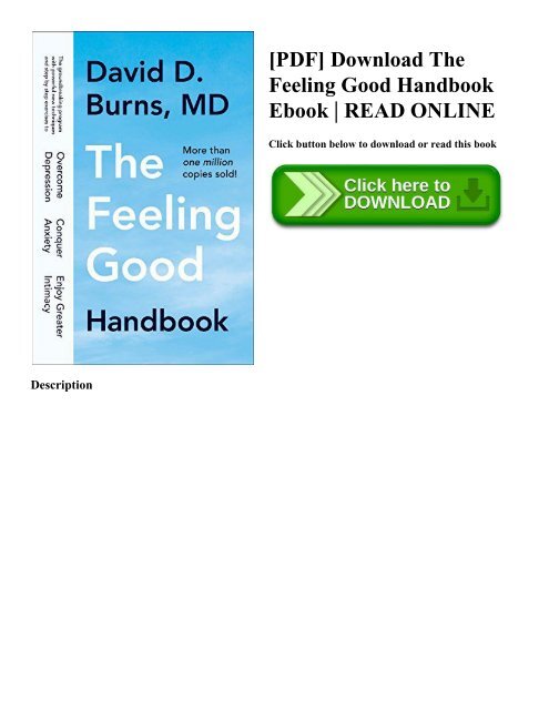 [PDF] Download The Feeling Good Handbook Ebook  READ ONLINE