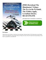 [PDF] Download The Illuminatus! Trilogy The Eye in the Pyramid  The Golden Apple  Leviathan Ebook  READ ONLINE