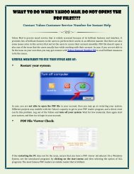What to do When Yahoo Mail do not opens the PDF Files?
