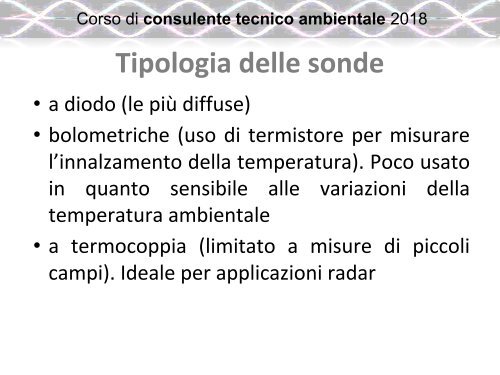 6.1 INQUINAMENTO ELETTROMAGNETICO