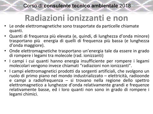 6.1 INQUINAMENTO ELETTROMAGNETICO