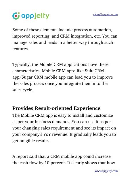 Mobile CRM App: Reasons Why It is Crucial for Your Business!