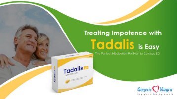 Treating Impotence with Tadalis is Easy