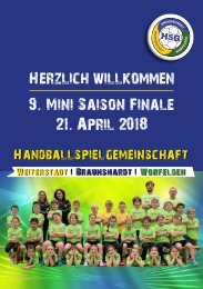 Hallenheft Minisaisonfinale 2018