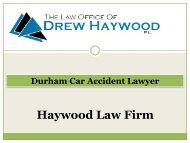 Durham Car Accident Lawyer