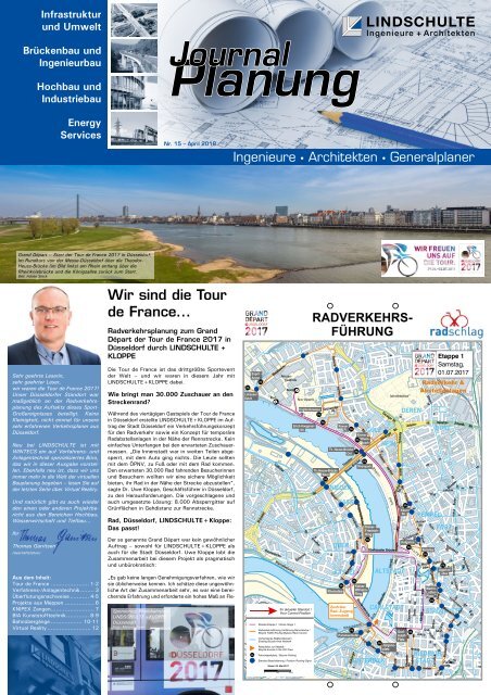 LINDSCHULTE-Kundenzeitung „Journal Planung“ 15/2018