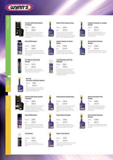 Wynns Consumer Brochure