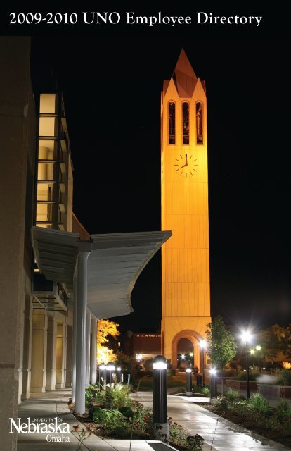 2009 2010 Uno Employee Directory University Of Nebraska