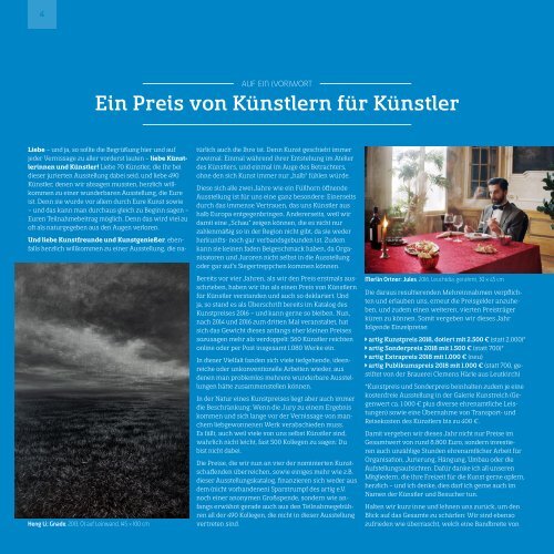 artig Kunstpreis 2018 - Katalog zur Ausstellung
