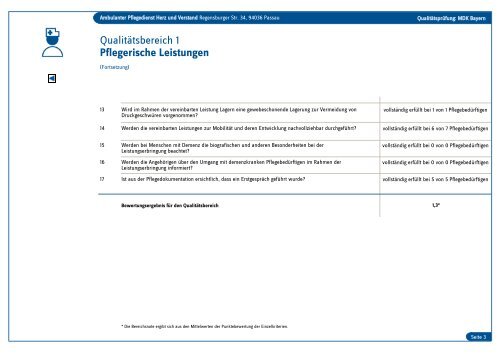 Pflegedienst Herz und Verstand - Transparenzbericht