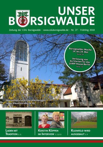 Unser Borsigwalde (Frühling 2018)