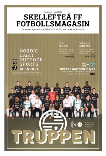 Skellefteå FF Fotbollsmagasin – 2018 #1
