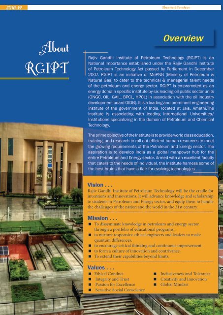 Placement Brochure