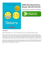 [PDF] Download Sisters Ebook  READ ONLINE