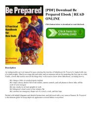 [PDF] Download Be Prepared Ebook  READ ONLINE