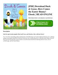 [PDF] Download Duck & Goose  Here Comes the Easter Bunny! Ebook  READ ONLINE