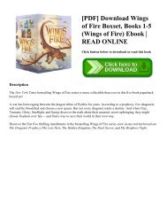 [PDF] Download Wings of Fire Boxset  Books 1-5 (Wings of Fire) Ebook  READ ONLINE