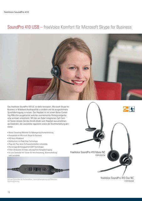 freeVoice Headset Katalog