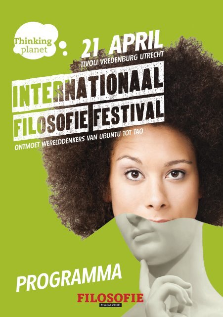 Programmaboek Thinking Planet 2018