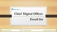 Chief Digital Officer Email List