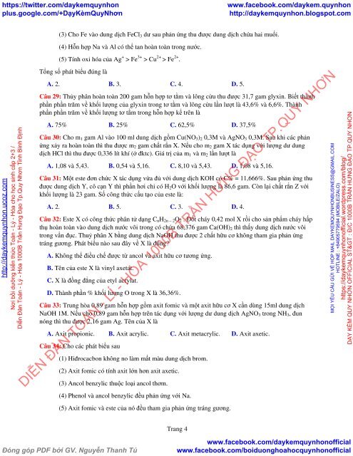 Bộ đề thi thử THPT QG 2018 Các môn TOÁN - LÍ - HÓA Các trường THPT Cả nước CÓ HƯỚNG DẪN GIẢI (Lần 10) [DC17042018]