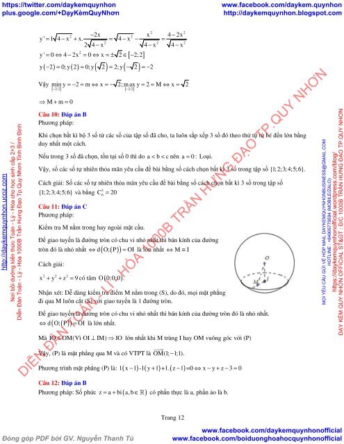 Bộ đề thi thử THPT QG 2018 Các môn TOÁN - LÍ - HÓA Các trường THPT Cả nước CÓ HƯỚNG DẪN GIẢI (Lần 10) [DC17042018]