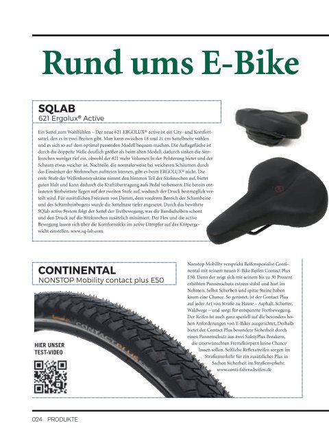 BIKE&CO - Das Magazin für Spaß und Freude am Radfahren - Ausgabe 01/2018