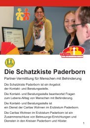 Die Schatzkiste Paderborn - Caritas Wohn