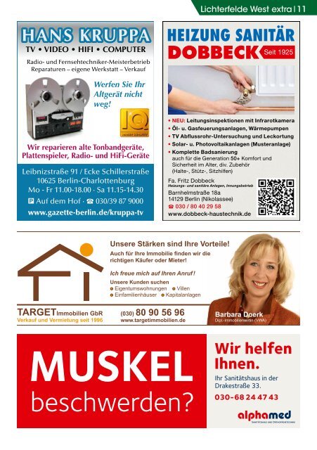 Lichterfelde West extra JUN/JUL 2017